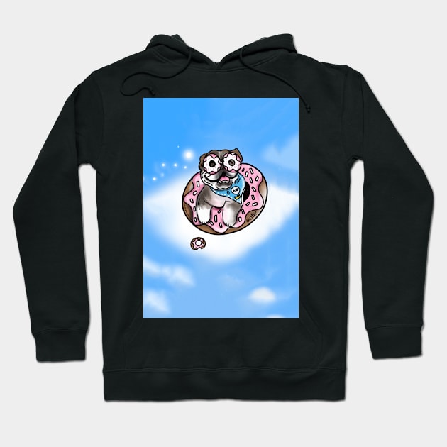 Buster the Donut King Hoodie by HappyPawtraits